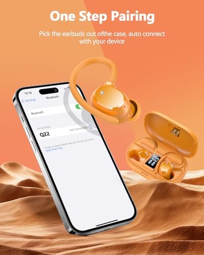 Transform Your Audio Experience with Cutting-Edge Bluetooth 5.4 Wireless Earbuds – Hi-Fi Stereo Sound with Advanced ENC Noise Cancellation – IP7 Waterproof for Ultimate Durability – 68-Hour Battery Life with Dual LED Display for Real-Time Monitoring – Perfect for Active Lifestyles and Everyday Connectivity