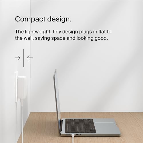 Belkin 3-Port USB C Fast Charger Block – 67 W Power Adapter with Advanced PPS Technology for i Phone 16, Mac Book Pro, Galaxy Devices, Air Pods & Nintendo Switch 2 – Ultra-Fast USB-C PD 3.1 Charger for Efficient Multi-Device Charging – Sleek Compact Design for Travel & Daily Use