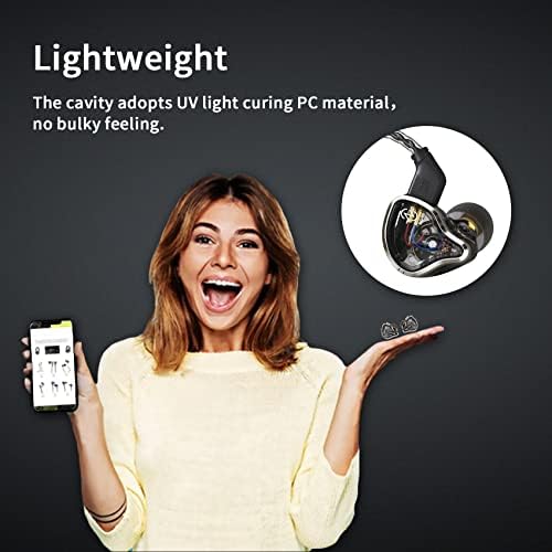 CCZ Warrior Professional In-Ear Monitor Earbuds – Wired Stage Headphones with 3 BA & 1 DD Drivers for Musicians, Singers, and Gamers – Exceptional Clarity, Deep Bass, and Ergonomic Comfort for Live Performance & Studio Use – Enhanced Device Compatibility and Durable Design