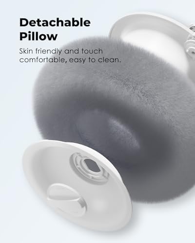 Viozon 360° Adjustable Tablet Stand Pillow in Pink – Plush Fabric Holder for 4.7″-13″ Devices, Perfect for i Pad, i Phone, Samsung, Google, and Kindle – Versatile Bedside Companion with Detachable Snack Bowl for Ultimate Comfort and Convenience