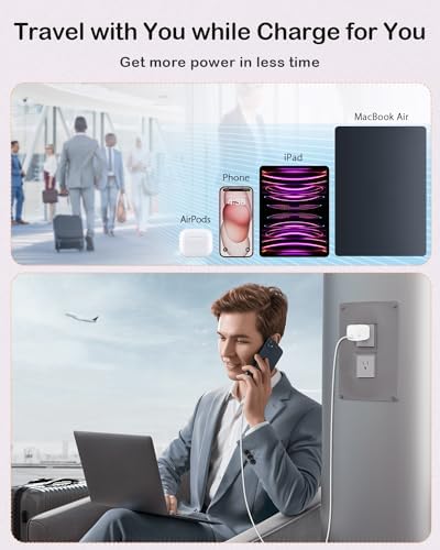 33 W USB-C PD Ga N Wall Charger – Ultra-Compact Fast Charging Adapter with Foldable Plug for i Phone 16 Series, i Pad Pro, and Mac Book Air – Ultimate Travel Power Solution for Modern Devices
