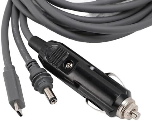 Zunate 3-in-1 Mini Cable for Mini Power, High Speed USB C/DC to DC/Car Charger Adapter Cord Replacement Cable, Accessories (20m) – Enhanced Compatibility and Speed