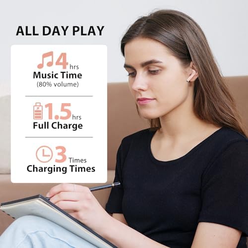 Stylish Pink Wireless Earbuds with Advanced Touch Control – Bluetooth 5.3 Compatibility for Samsung S25/S24 Ultra/S23 FE/S22+/S21 & i Phone 16/15 Pro Max/14 Plus/Pixel 9 XL – Ergonomic Comfort for Extended Listening and Clear Calls