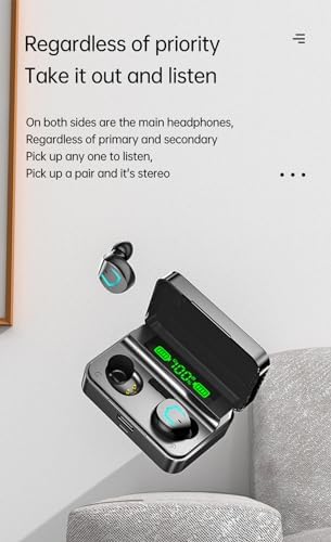 Premium True Wireless Earbuds with Advanced Bluetooth 5.3 – IP7 Waterproof Sport Headset for Active Lifestyles – Touch Control & Built-in Mic for Seamless Calls – Model 11 with Ergonomic Fit and LED Battery Indicator for Ultimate Listening Experience