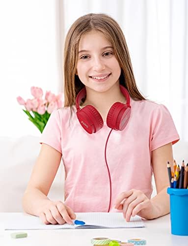 Premium ONTA Kids Headphones – Comfortable Noise-Canceling On-Ear Headset for Young Learners | Durable Wired Earphones Designed for School, Travel, and Home | Perfect Fit for i Pads, Smartphones, and Laptops | Unmatched Sound Quality for Ages 3+