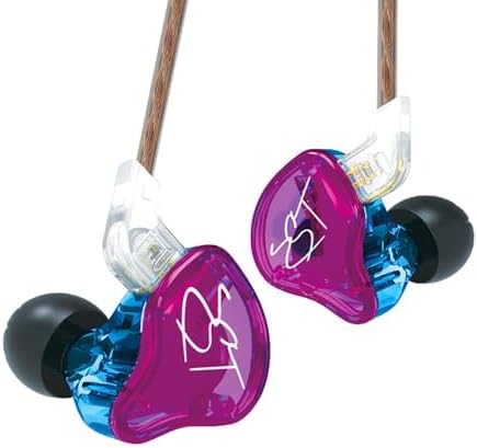 Elevate Your Audio Experience with KZ ZST Dual-Driver Wired In-Ear Monitors – Exceptional Sound Quality for Gamers and Music Lovers, Featuring Detachable Cable for Longevity, Superior Noise Isolation for an Immersive Listening Environment, and Customizable Color Options to Reflect Your Personal Style – Universal Compatibility with All Devices