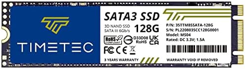 Timetec 256 GB M.2 2280 SATA III SSD – Lightning-Fast 550 MB/s Read Speeds with 3 D NAND Tech – Elevate Your Desktop & Laptop Performance – Ideal Upgrade for Gamers & Creators – Unmatched Reliability & Speed!