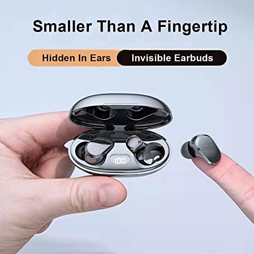 Ultra-Compact Waterproof Bluetooth Earbuds with Touch Control – Lightweight Stereo Headphones for i Phone & Android Users – Perfect for Active Lifestyles and On-the-Go Listening with Charging Case