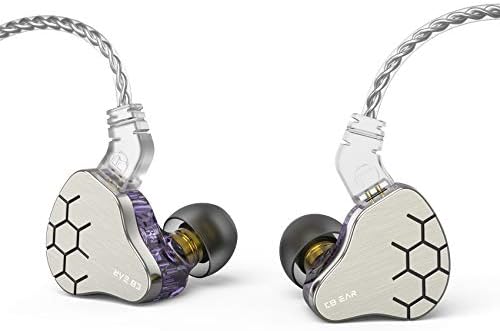 Kinboofi KBEAR Rosefinch Aqua Green Wired In-Ear Headphones – High-Performance Noise-Canceling Earbuds with Aviation-Grade Zinc Alloy Construction and Detachable Cable for Custom Audio – Perfect for Singers and Audiophiles Seeking Unmatched Sound Clarity and Comfort