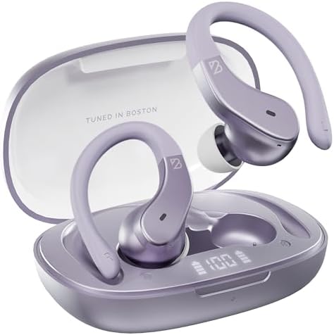 Back Bay Audio Runner’s Wireless Earbuds – Cutting-Edge Bluetooth Sports Headphones with Immersive Deep Bass, Ergonomic Comfort, and IPX7 Waterproofing for Dynamic Athletes – Ideal for Running, Gym Sessions, and Intense Workouts – 2025 Model Featuring Enhanced Connectivity and Up to 8 Hours of Continuous Playtime
