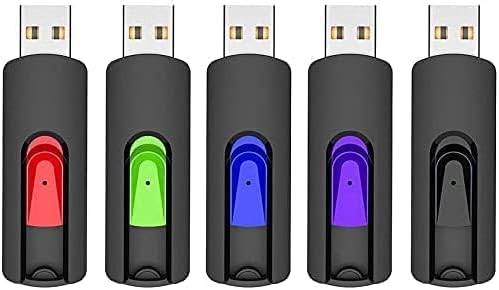 RAOYI 5-Pack 64 GB USB Flash Drives – High-Speed USB 2.0 Memory Sticks for Effortless Data Transfer and Storage – Portable Thumb Drives for PC and Laptop – Ideal for Organizing Photos, Documents, and Videos – Multi-Pack Convenience for Home and Office Use