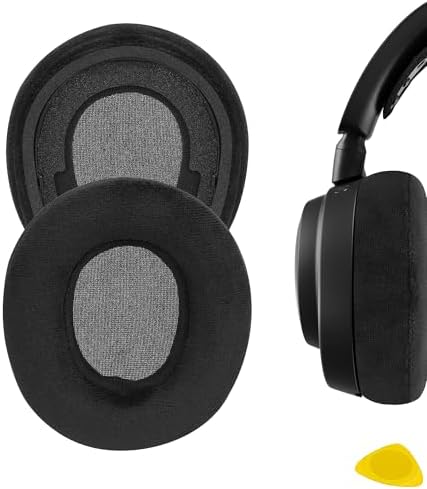 Upgrade Your Sound and Comfort with Geekria Premium Velour Replacement Ear Pads for Steel Series Arctis Nova Pro Wireless Headphones – Luxurious Black Cushioning for Enhanced Listening Experience and Superior Sound Isolation
