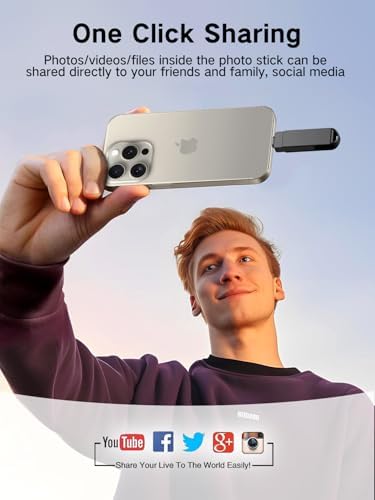 512 GB USB Flash Drive for i Phone & i Pad – Effortless Photo and Video Backup, Multi-Compatible Storage Solution for Android and PC, Plug & Play Convenience, High-Speed Data Transfer, Stylish Dark Gray Design – Your Ultimate Memory Management Accessory