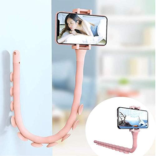 Cute Worm Cell Phone Holder, 360 Degree Rotating Bendable Flexible Phone Mount with Suction Cup Creative Phone Bracket for iPhone, Samsung, LG, Nexus, Nokia and More – Enhanced Compatibility and Speed