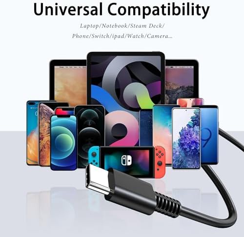 Ultra-Fast 65 W USB-C Power Adapter for Versatile Laptop & Smartphone Charging – Optimized for ASUS Zenbook, Mac Book Pro, Dell Latitude, Lenovo, HP Spectre, and More – Compact, Durable Design with Intelligent Safety Features for Secure Use – Perfect for Professionals on the Go with Tangle-Free Cord and Lightweight Portability – High-Performance Charging with Multi-Protection Systems for Peace of Mind – Ideal for Home, Office, and Travel – Experience Reliable Power Supply for All Your USB-C Devices – Premium Quality Assurance and Dedicated Customer Support for Ultimate Satisfaction