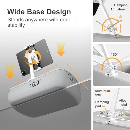 Ultimate Comfort Lap Beanbag Tablet Pillow Stand with Integrated Snack Bowl – Adjustable 360° Rotating i Pad Holder for 4.7″-13″ Devices – Perfect for Hands-Free Reading and Relaxation on Bed, Couch, or Recliner in Stylish Gray – Enhance Your Leisure Experience Today!