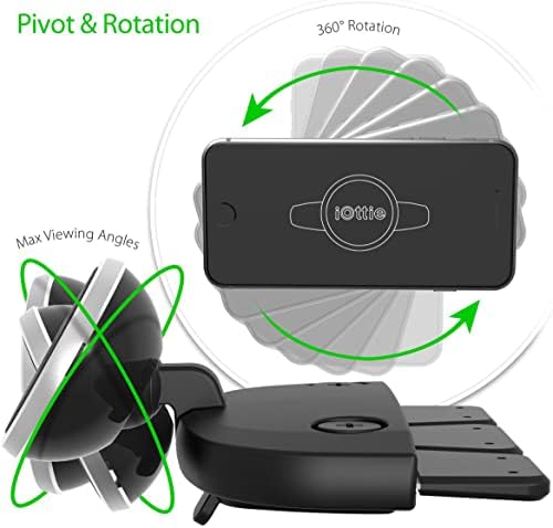 i Ottie i Tap 3 Magnetic Dashboard Smartphone Holder – Universal Car Mount for i Phone & Android with Mag Safe Support, Effortless One-Hand Operation, Quick Adhesive Setup for Secure and Safe Driving