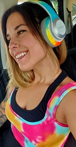 Elevate Your Audio Experience with Vizliter TWS Bluetooth Over-Ear Headphones – Unmatched Noise Cancellation, Rich Deep Bass, Built-In Microphone, and Stunning LED Design for Ultimate Comfort and Connectivity
