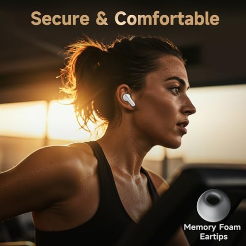 Experience Unmatched Sound with Bluetooth 5.4 Wireless Earbuds – Studio-Grade Audio, Deep Bass, and Advanced Noise Cancellation for Crystal Clear Calls – IPX6 Waterproof Design for Active Lifestyles, Enhanced Comfort with Memory Foam Tips, and an Incredible 10-Year Battery Life in a Stylish Blue Finish. Perfectly Engineered for Audiophiles and Casual Listeners Alike, These Earbuds Offer Seamless Connectivity, Making Them Your Ideal Companion for Workouts, Commuting, or Relaxation. Elevate Your Listening Experience and Stay Connected Effortlessly with Long-Lasting Performance and a Lightweight, Durable Construction Tailored to Your Lifestyle. Choose Quality Sound Today!