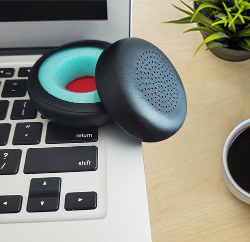 Transform Your Sound Experience with Premium Replacement Earpads for House of Marley EM-JH101-BK Rebel Wireless Headphones – Luxurious Memory Foam and Protein Leather Cushions for Superior Comfort and Sound Isolation, Ideal for Music Enthusiasts Seeking Long-Lasting Durability and Effortless Installation