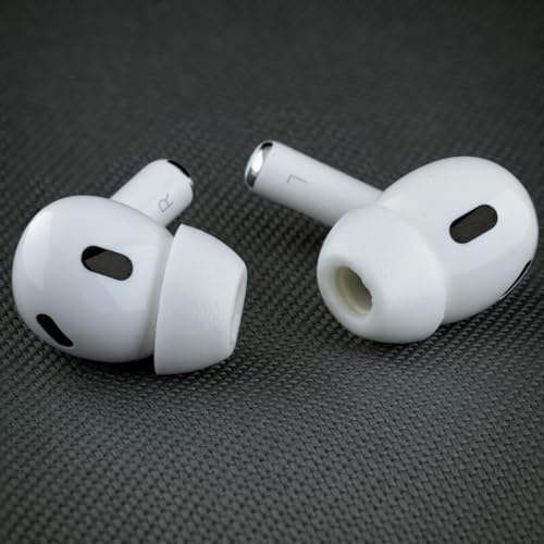 Upgrade Your Listening Experience with Comply Memory Foam Earbud Tips for Apple Air Pods Pro 1 & 2 | Superior Comfort & Secure Fit | Premium Noise Isolation Design | Anti-Slip Technology | Black, Medium (3 Pairs) for Enhanced Sound Quality and Longevity