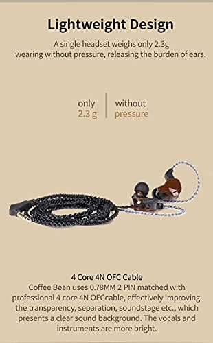 Transform Your Soundscape with CCZ Melody Hybrid Driver Wired Earbuds – Premium In-Ear Monitors Featuring High-Definition Microphone for Unmatched Call Clarity, Ergonomic Fit for Extended Comfort, and Versatile Device Compatibility – Ideal for Active Lifestyles and Conference Calls