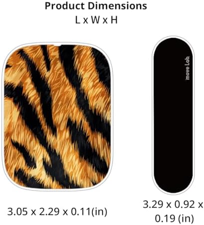 Transform Your Smartphone Handling with the Innovative Motion Grip Magnetic Phone Holder – 360-Degree Adjustable Rotation & Stylish White Leopard Design for Effortless Control and Secure Wireless Charging, Perfectly Compatible with Mag Safe for Enhanced Versatility and Comfort