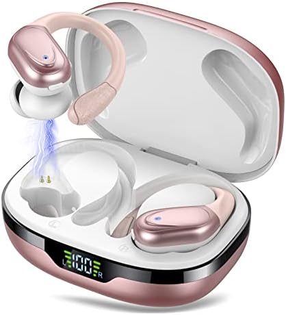 Unleash the Power of Sound with CASCHO Bluetooth 5.3 Wireless Earbuds – 60-Hour Playtime, Deep Bass Immersion, and IPX7 Waterproof Sports Design for Ultimate Active Lifestyle Compatibility with Android & i OS Devices
