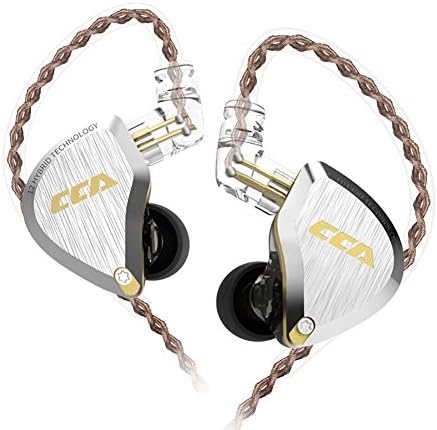 Experience Unmatched Audio Clarity with CCA C12 Hybrid In-Ear Monitors – 5 Balanced Armature + 1 Dynamic Driver, Noise-Isolating Wired Earbuds, Detachable Tangle-Free Cable, Dream Blue Finish for Musicians & Audiophiles – Elevate Your Listening Experience with Enhanced Compatibility and Superior Sound Quality