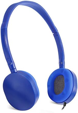 Bulk Dark Blue Headphone Earbud Set (KHP0-25 DBlue) – 25 Pack for Schools, Travel, and Everyday Use – Comfortable, Durable, and Versatile Audio Solution for Students and Professionals – Enhanced Device Compatibility for Immersive Sound Experience