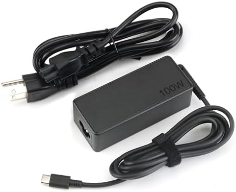 Universal 100 W USB-C Laptop Charger – Fast, Reliable Power for Mac Book Pro, Dell, Lenovo, Asus & More – Versatile Type-C Power Adapter for All USB-C Devices – 1.5 m Cable with Smart Management Strap – Ideal for Home, Office & Travel – 1-Year Warranty for Peace of Mind