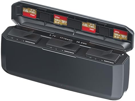 Ultra-Compact 7710 m Ah Power Bank – 20 W Fast Charging Portable Charger for Go Pro Hero 13 & USB-C Devices – Essential Travel Companion with Quick Charge Technology for Adventurers on the Go