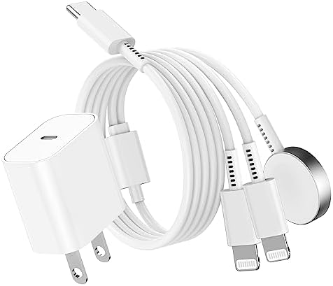 Premium 5 W Fast Charging USB C Cable for Apple Watch – 6 ft Magnetic Charger, MFi Certified, Compatible with Series SE2/8/7 & All Sizes 38 mm to 45 mm – Reliable & Efficient Power Solution for On-the-Go Users