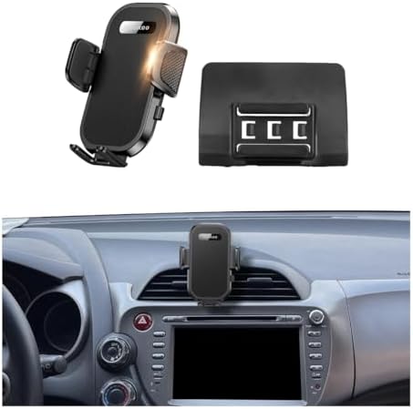 Enhanced Car Phone Holder for Honda Fit (2009-2014) – Adjustable Cradle Mount for 4-7 Inch Smartphones, Perfect Fit for Safe Navigation and Hands-Free Calls, 360° Rotation for Optimal Viewing, Easy Tool-Free Installation, Durable and Stylish Auto Accessory