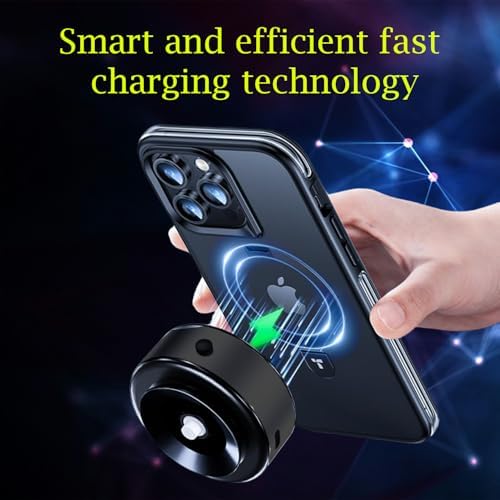 Revolutionary 360° Rotation Electric Magnetic Suction Cup Holder – Ultimate Phone Mount for Cars, Kitchens, Gyms & Bathrooms – Strong Adhesion for All Smooth Surfaces – Enhanced Compatibility & Effortless Access with One-Touch Release – Perfect for Navigating, Cooking, and Exercising