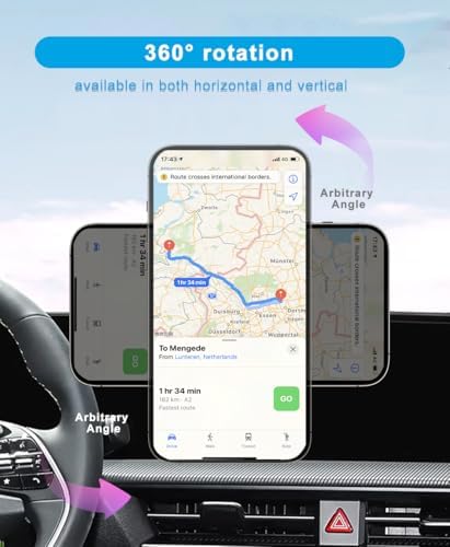 2022-2025 Honda Civic & CRV Premium Dash Mount Phone Holder | Hands-Free Smartphone Accessory for Safe Driving | Effortless Installation & Dashboard Organization | Stylish Auto Interior Upgrade | Not Compatible with HR-V/Pilot Models