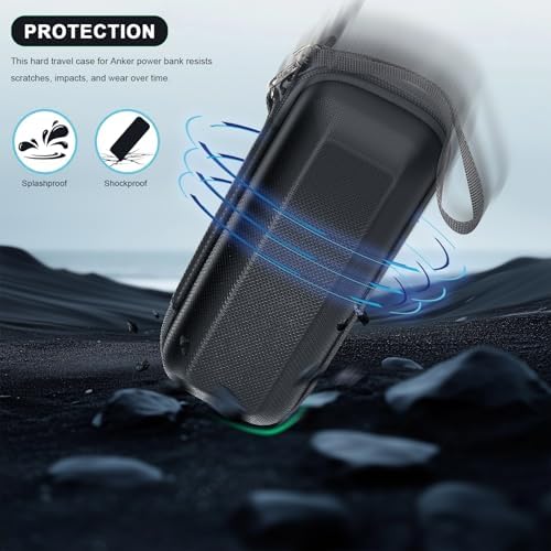 Anker Power Bank Case for 737, Prime & Zolo Models – Travel-Ready Protective Pouch for 25000 m Ah, 24000 m Ah, 27650 m Ah Chargers – Lightweight Charging Station Holder for i Phone & Mac Book – Enhanced Organization & Durability
