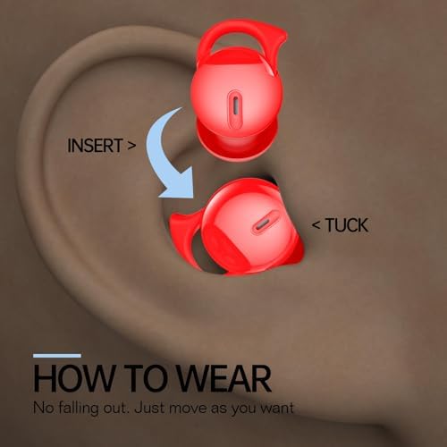 Elevate Your Rest with Hulaed’s Invisible Sleep Earbuds – Cutting-Edge Bluetooth 5.3 Wireless Technology for Side Sleepers, Engineered for Maximum Noise Isolation and Ultimate Comfort – Lightweight, Durable Design Perfect for Sleep, Travel, and Active Lifestyles – Experience Serenity Anywhere