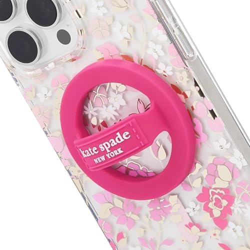 Transform Your Mobile Experience with the kate spade new york Tortoiseshell Magnetic Phone Ring Grip & Stand – Stylish, Removable & Mag Safe Compatible for Ultimate Convenience and Secure Handling