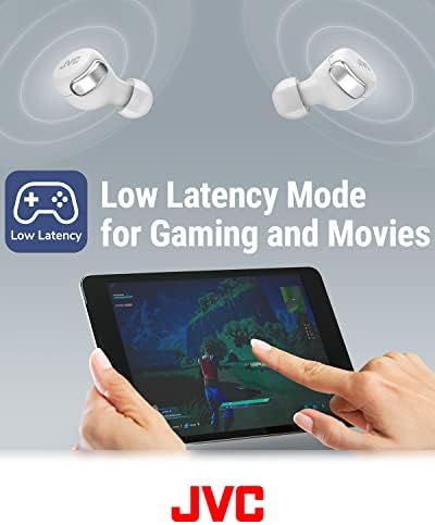 Elevate Your Audio Experience with JVC HAA30 TB True Wireless Earbuds – Featuring Next-Gen Bluetooth 5.2, Elite Active Noise Cancellation, and 21-Hour Extended Battery Life for Uninterrupted Listening – Perfect for Gaming with Ultra-Low Latency Mode and Designed for All-Day Comfort and Versatility