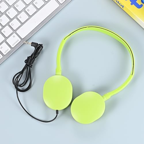 Colorful Classroom Headphones for Kids | Durable 6-Pack Wired Earbuds with Adjustable Fit | Engaging Audio Experience for Enhanced Focus | Compatible with Computers & Chromebooks | Perfect for Group Learning Activities and Young Learners