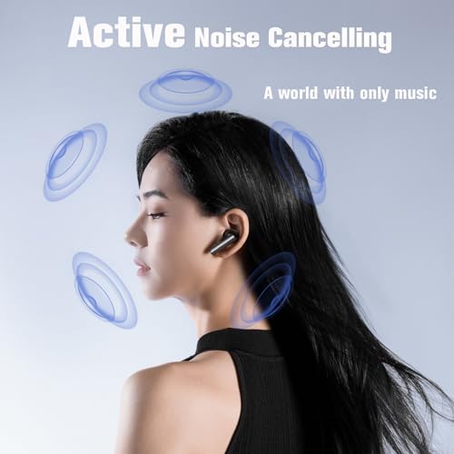 Revolutionary Wireless Active Noise Cancelling Earbuds with Touch Control and Transparency Mode – Ergonomically Designed Bluetooth Headphones for Optimal Comfort and Unmatched Audio Clarity, Perfect for Daily Commutes and Intense Workouts