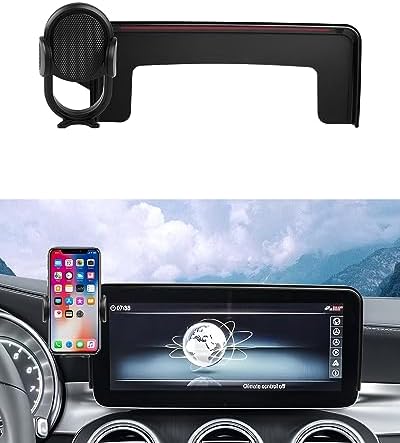 Experience Unmatched Convenience with the Autorder Custom Fit Phone Holder for 2019-2022 Mercedes-Benz C-Class, GLC, and 2021-2022 V-Class – Hands-Free 360-Degree Rotating Mount for 10.25″ Screens – Securely Access GPS, Music & Calls Effortlessly – Premium Quality Car Phone Cradle for Ultimate Compatibility and Style – Enhance Your Driving Safety with Easy Installation and Durable Design – Perfect Accessory for Modern Mercedes-Benz Owners