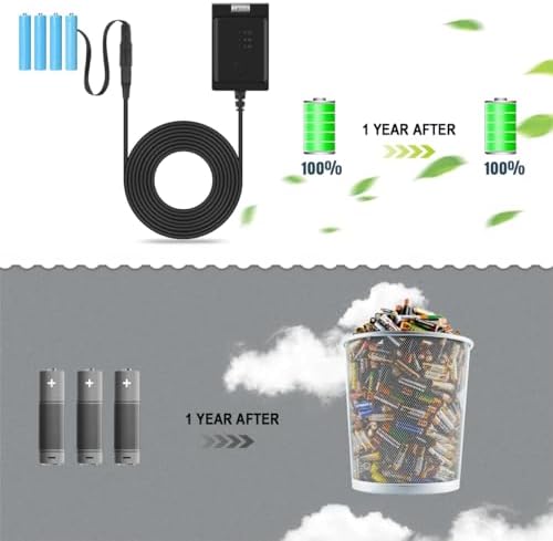 Lenink Adjustable AC Power Supply Adapter – Eco-Friendly AAA Battery Replacement Solution with 3 V-6 V Versatility for All Your Electronic Devices