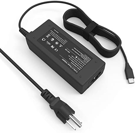 High-Performance 45 W USB-C Charger for Lenovo Laptops and Chromebooks – Fast Charging AC Power Adapter Compatible with Think Pad Yoga, Flex, and Chromebook Series Models – Reliable and Versatile Charging Solution for Your Devices