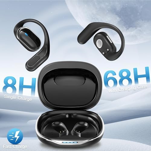Transform Your Communication with Advanced Wireless Translation Earbuds – Enjoy 144 Languages in Real-Time, Exceptional HD Sound, and Noise Cancellation for Sports, Learning, and Music – Sleek Black Design with Long Battery Life for Ultimate Versatility and Performance