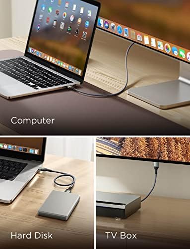 High-Speed AINOPE 2-Pack USB 3.0 A to A Male Cable – 6.6 FT Durable Male-to-Male Connection for KVM Switch, External Hard Drives, Laptops & TVs – Reliable Data Transfer Up to 5 Gbps for Enhanced Productivity and Versatile Use