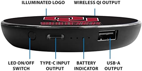 LSU Illuminated Logo Wireless Charger & Portable Power Bank – Dual Charging Pad for Wired and Wireless Devices, Fast Charging Technology, Ideal NCAA Gifts for Graduates and Fans, Ultimate Charging Solution with Enhanced Compatibility