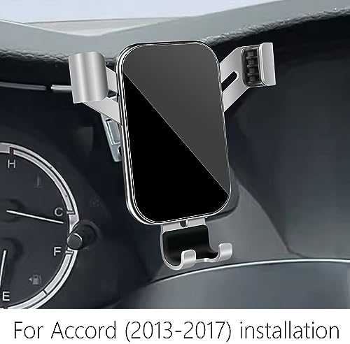 Enhanced Car Phone Holder for Honda Accord 2008-2012 – Secure Smartphone Mounting for Safe Navigation and Hands-Free Calls – Compatible with LX, LX-P, SE, EX, EX-L, and LX-S Models – Durable Vent Cradle with Adjustable Design for Optimal Convenience – Elevate Your Driving Experience with This Essential Auto Interior Accessory