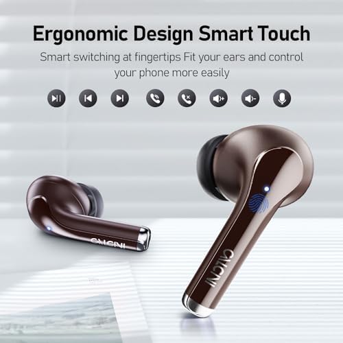 Premium Wireless Earbuds with Bluetooth 5.3 – Deep Bass Stereo Sound & IP67 Waterproof for Ultimate Durability – True Wireless Design with LED Power Display Charging Case – Perfect for Sports, Workouts, and Leisure Listening – Enhanced Compatibility & Clear Calls with Built-in Microphone – Elevate Your Audio Experience with CALCINI